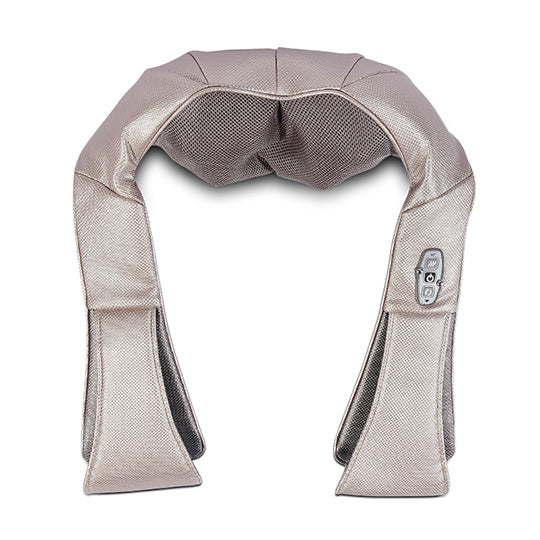 KUMFOR iTE Neck and Shoulder Massager with Adjustable Heat and Strap, Shiatsu 3D Electric Neck Massage, Suitable for Home and Office